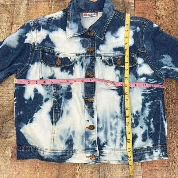 Vintage Bill Blass Bleached Denim Jacket - Picture 5 of 8